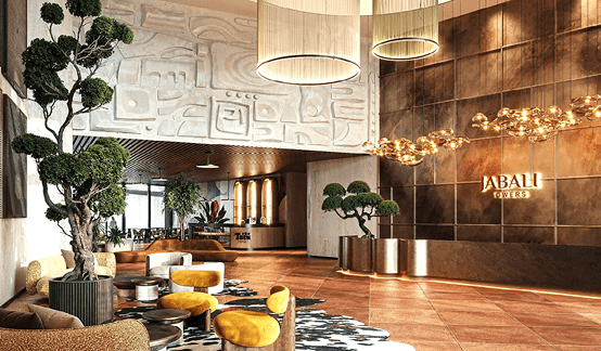 Jabali Towers One-Bedroom Living Space